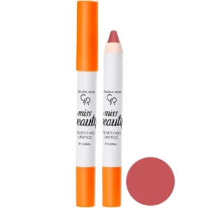 رژلب مات مدادی میس بیوتی گلدن رز – 07 Coral