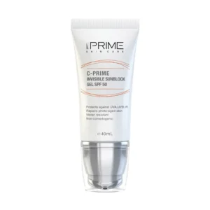 ژل ضد آفتاب ویتامین C بی رنگ SPF50 پرایم