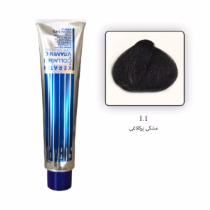 رنگ مو بدون آمونیاک سوبارو 1.1 - مشکی پر کلاغی حجم