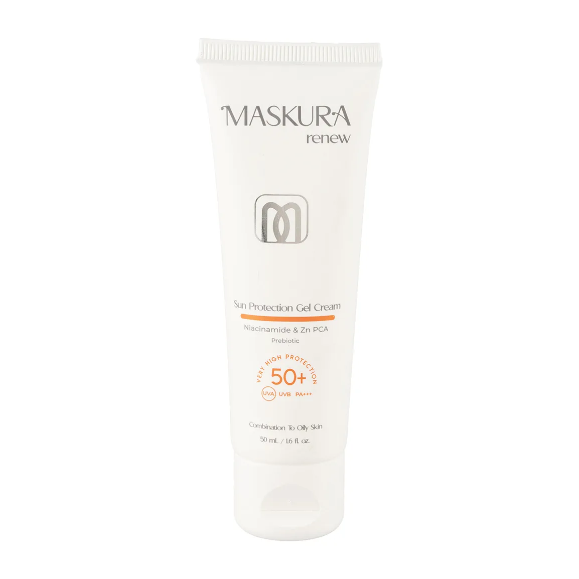 ژل کرم ضد آفتاب بی رنگ SPF50 پوست چرب ماسکورا