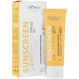 کرم ضد آفتاب بدون رنگ انواع پوست SPF60 سی گل