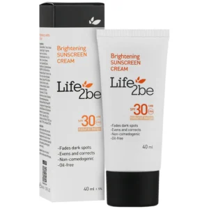 کرم ضدآفتاب و روشن کننده SPF30 پوست چرب لایف توبی
