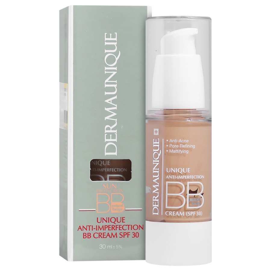 بی بی کرم SPF30 بژ طبیعی پوست چرب درمایونیک