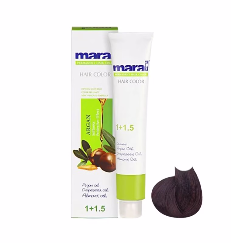 رنگ مو بادمجانی مارال سری شرابی شماره 2.99