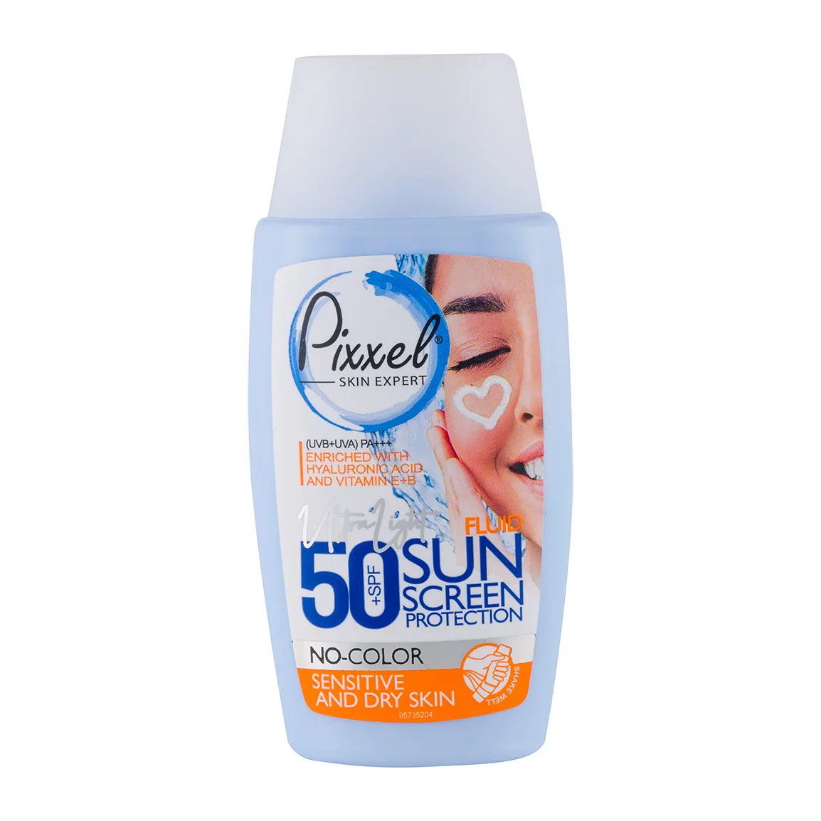 5666400022-202478101255543 کرم ضد آفتاب SPF50 بدون رنگ پوست خشک پیکسل