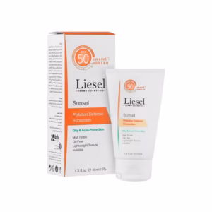کرم ضد آفتاب بی رنگی پوست های چرب SPF50 لایسل 40 میلی لیتر