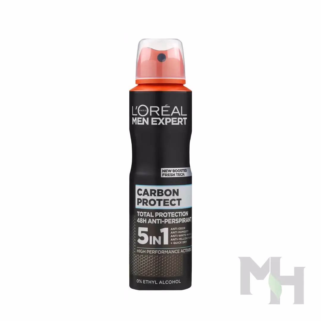 اسپری اسپرت ضد تعریق Carbon Protect لورآل