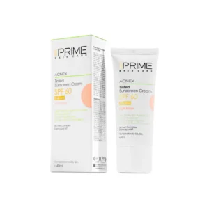 کرم ضد آفتاب رنگی بژ روشن فاقد چربی SPF60 پرایم