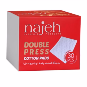 پد پاک کننده آرایش صورت ناژه مدل Double Press بسته 30 عددی