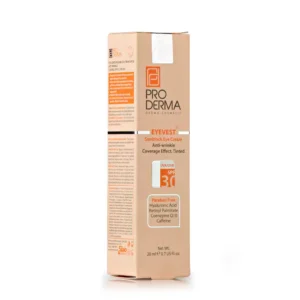 کرم دور چشم ضد چروک رنگی SPF30 پرودرما