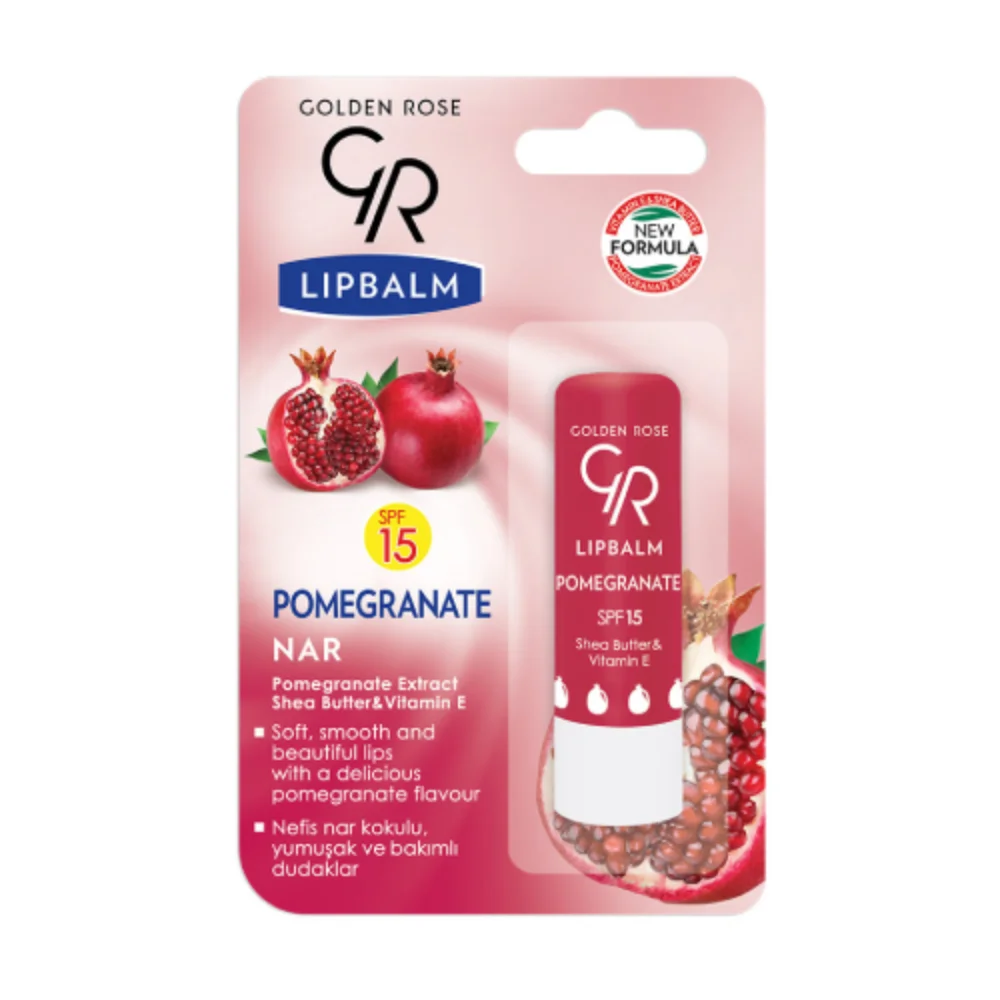 بالم لب SPF15 عصاره انار گلدن رز