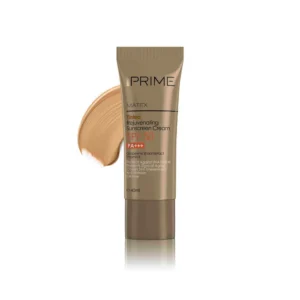 کرم ضد آفتاب جوان کننده رنگی فاقد چربی SPF50 پرایم